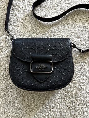 Coach Embossed Signature Morgan Crossbody